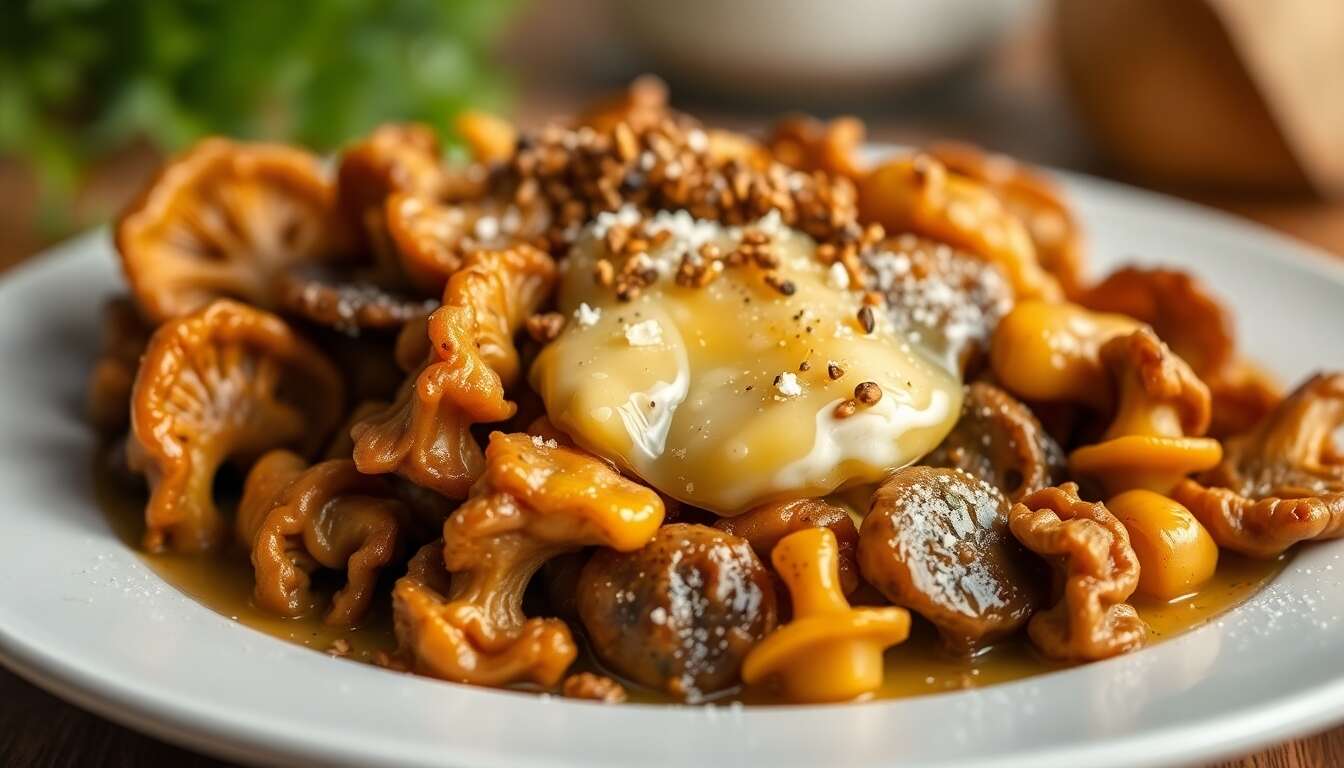 Poêlée de chanterelles au beurre : recette gourmande