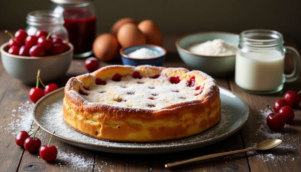 Recette Clafoutis aux cerises facile et savoureuse