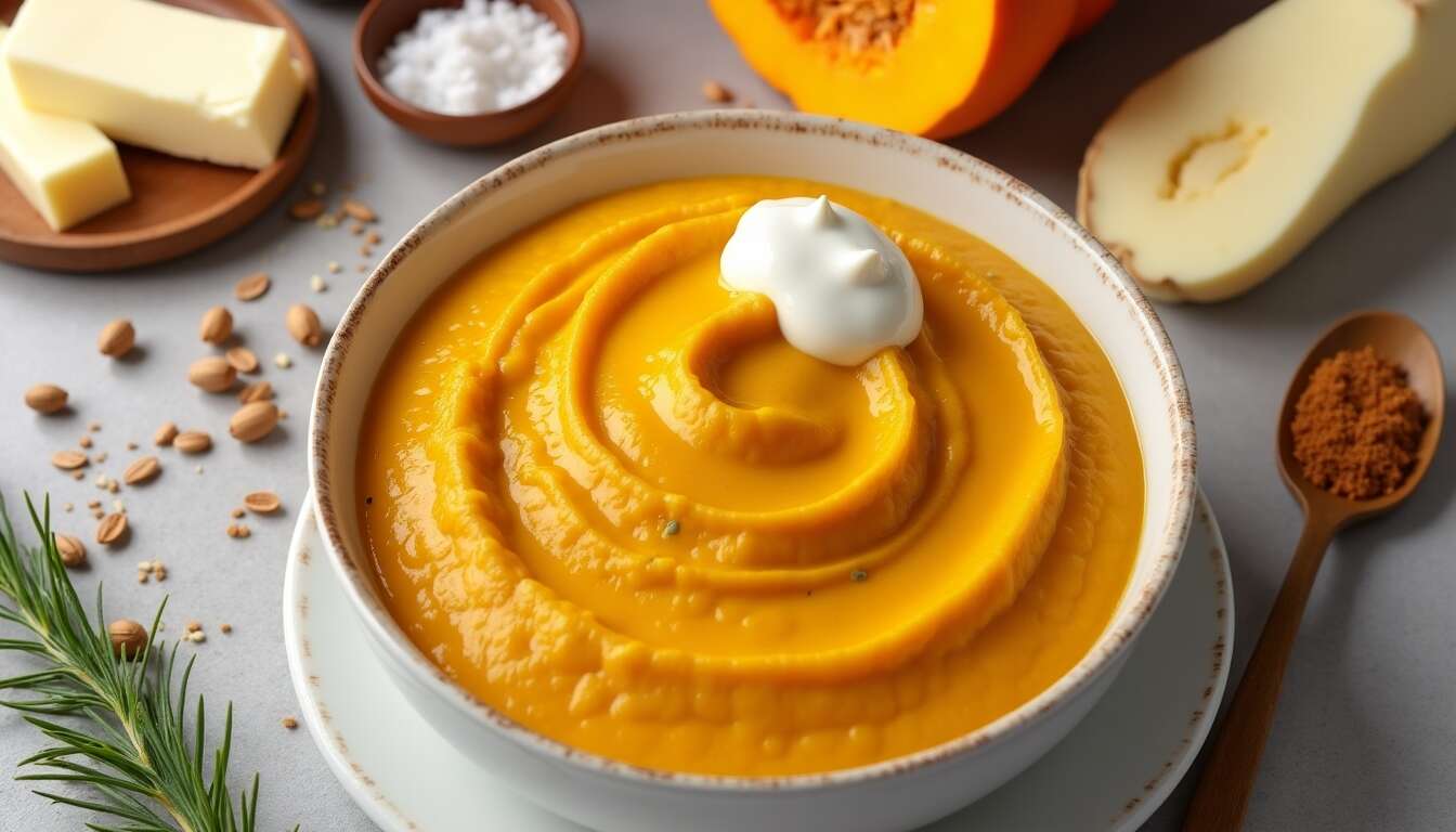 Purée de citrouille : recette facile et savoureuse
