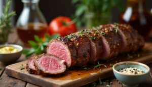 Filet de chevreuil rôti : recette savoureuse et facile