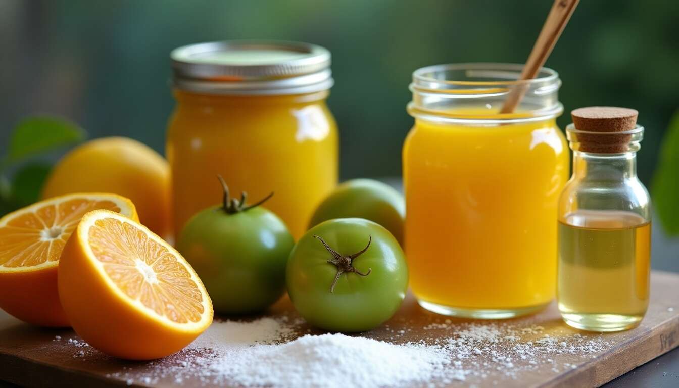 Délicieuse confiture de tomates vertes à l&rsquo;orange : recette maison