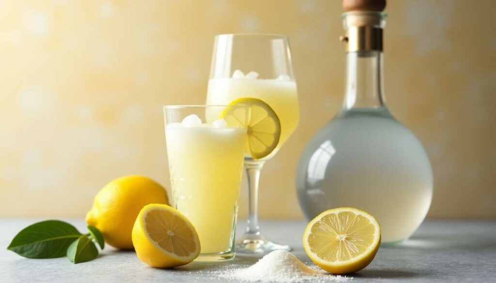 Citron givré facile sans sorbetière