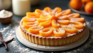 Tarte aux abricots : recette savoureuse avec crème pâtissière