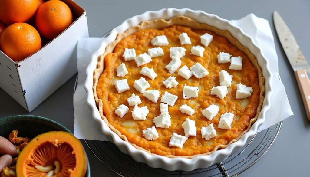 Tarte au potimarron et chèvre : recette délicieuse et facile