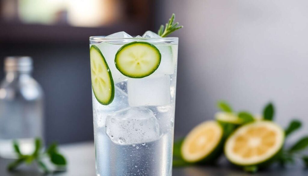 Recette rafraîchissante de gin tonic au concombre