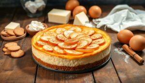 Cheesecake aux pommes et fromage frais : recette gourmande