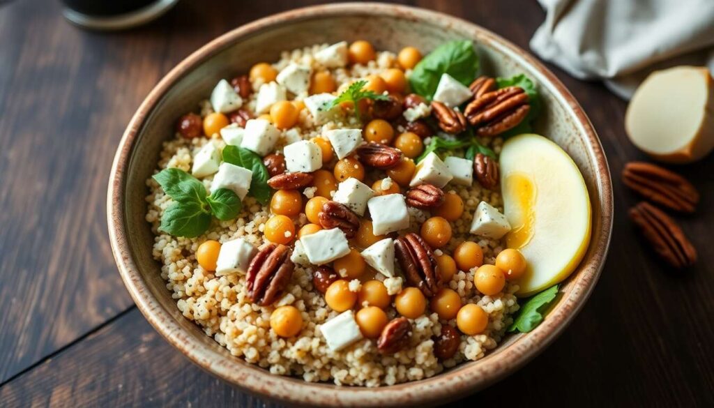 Buddha Bowl au Fromage Bleu : recette Savoureuse