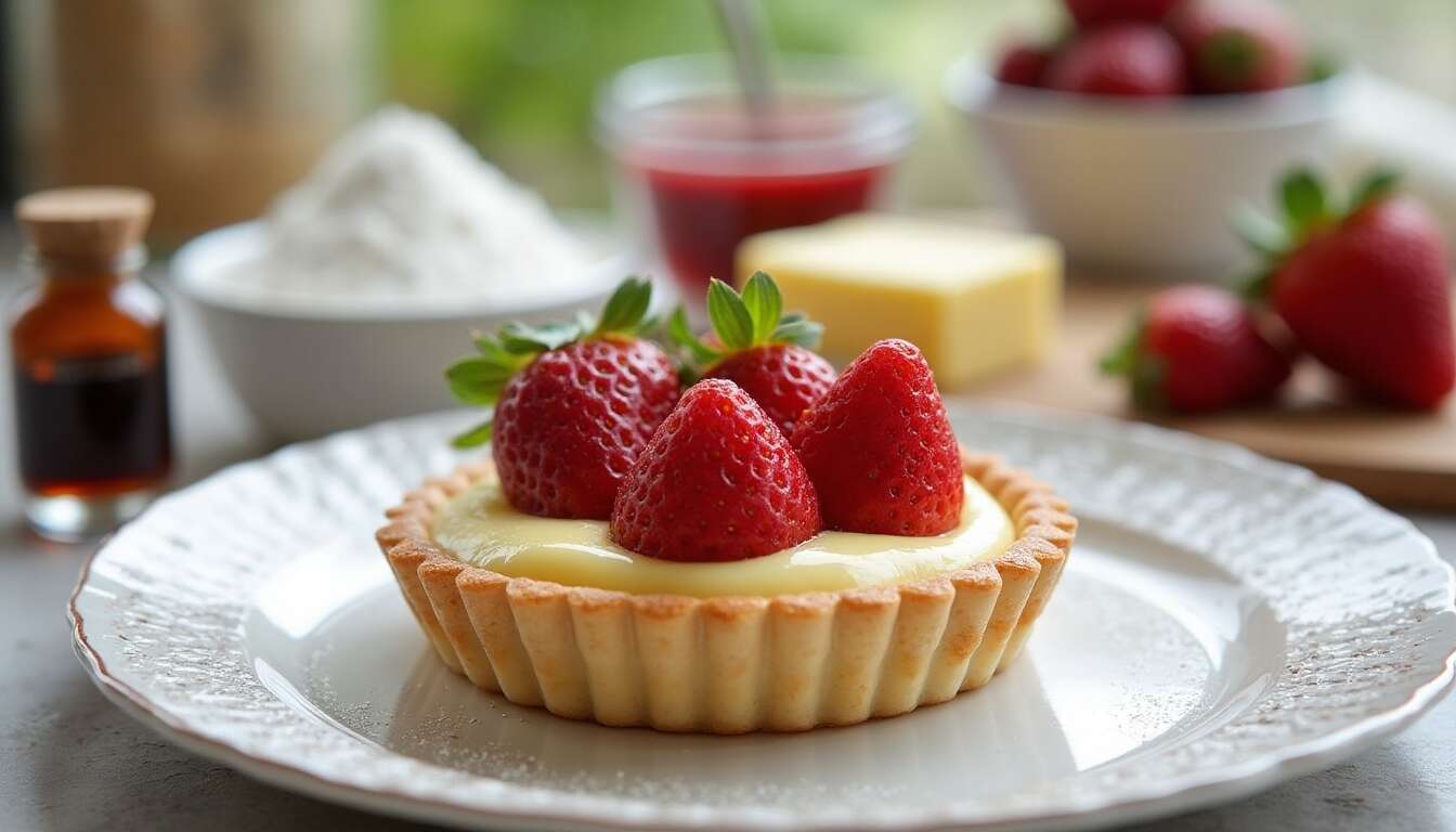 Tartelettes aux fraises et crème pâtissière : la recette gourmande