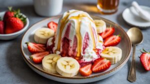 Glace express sans sorbetière avec des fruits de saison : un délice prêt en 10 minutes