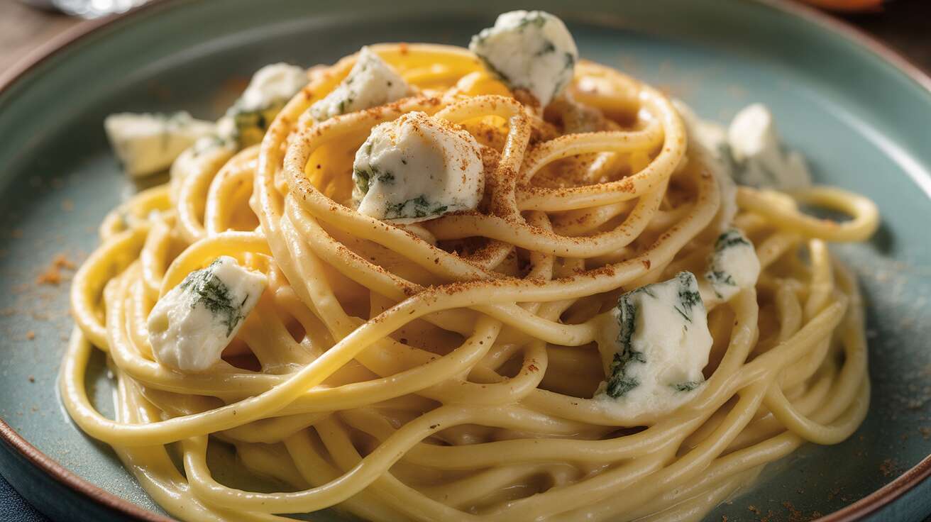 Recette : sauce au Bleu pour Pâtes Longues