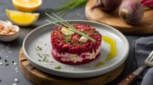 Tartare de betterave et thon au fromage frais : recette gourmande