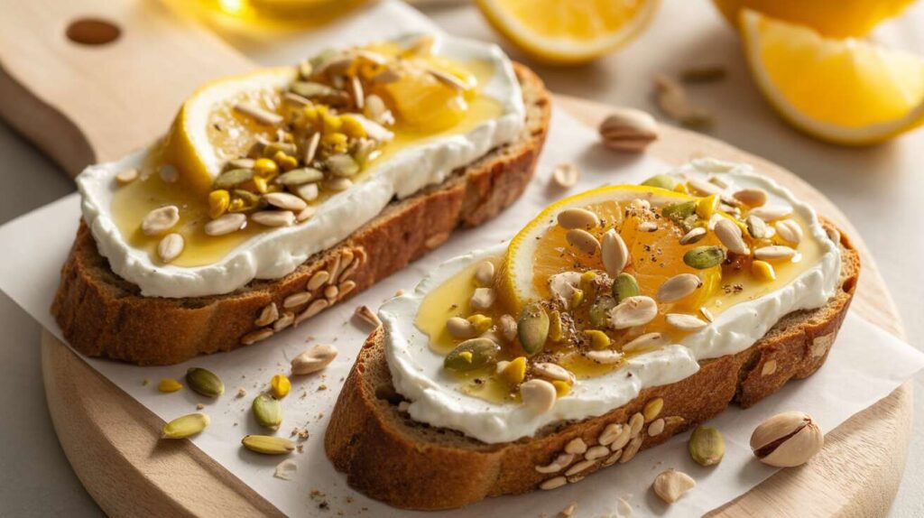 Recette de Duo de Tartines Printanières au Fromage Frais