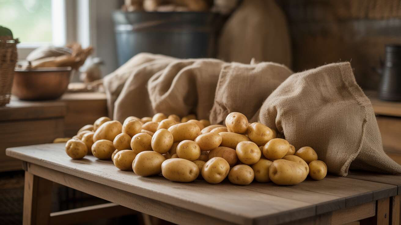 Empêcher vos pommes de terre de germer : le secret de conservation naturel que nos grands-mères utilisaient