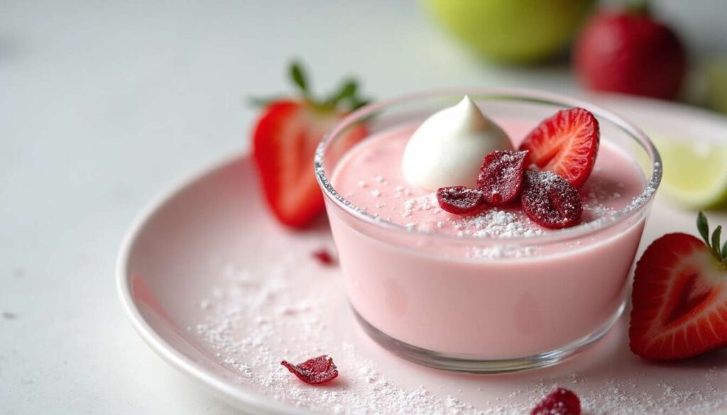 Mousse de fraises légère au yaourt et citron vert : la recette !