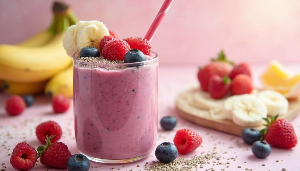 Smoothie aux fruits et fromage frais : la recette gourmande