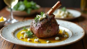 Recette de gigot d’agneau au bleu
