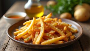 Le secret pour des frites maison croustillantes à l’extérieur et moelleuses à l’intérieur, sans friteuse