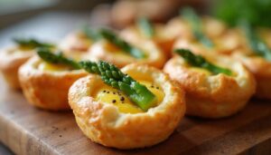 Recette : bouchées Asperges Sauvages et Fromage
