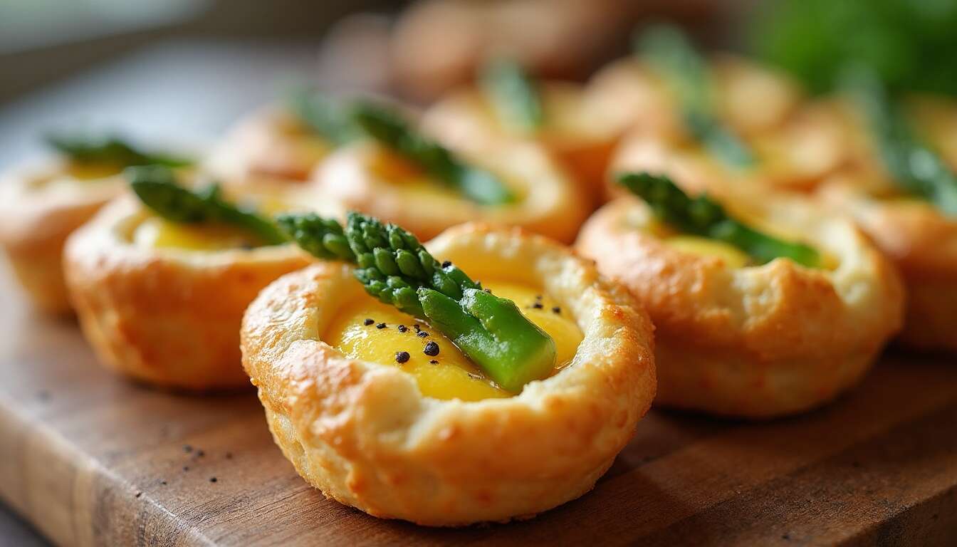 Recette : bouchées Asperges Sauvages et Fromage