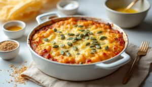 Gratin printanier au fromage frais : recette gourmande