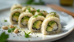 Maki de printemps au fromage de chèvre frais : recette gourmande