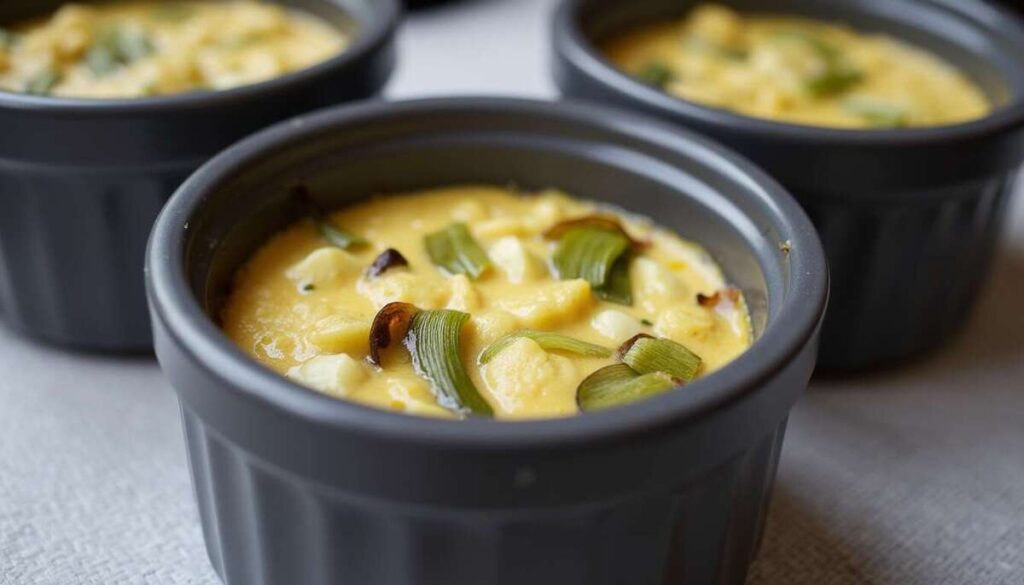 Flan de poireau léger aux œufs : recette gourmande et saine
