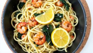 Nouilles légères fruits de mer coco curry : recette savoureuse
