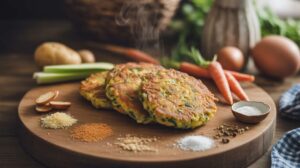 Galettes de légumes râpés croustillantes : une façon originale et rapide de faire manger des légumes aux enfants