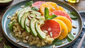 Salade de quinoa aux agrumes et avocat : la recette détox, fraîche et vitaminée, prête en un tour de main