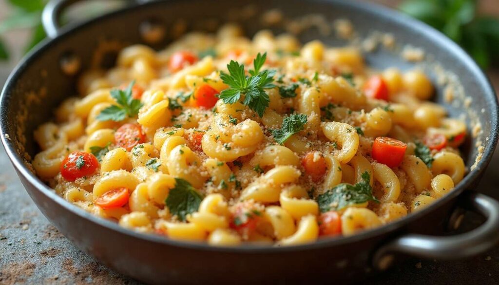 Le one-pot pasta crémeux aux légumes de saison : tout cuit ensemble, vaisselle minimale et saveurs maximales