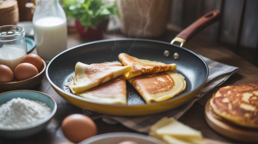 Le truc pour que vos crêpes ou pancakes ne collent jamais à la poêle, même à la première tournée