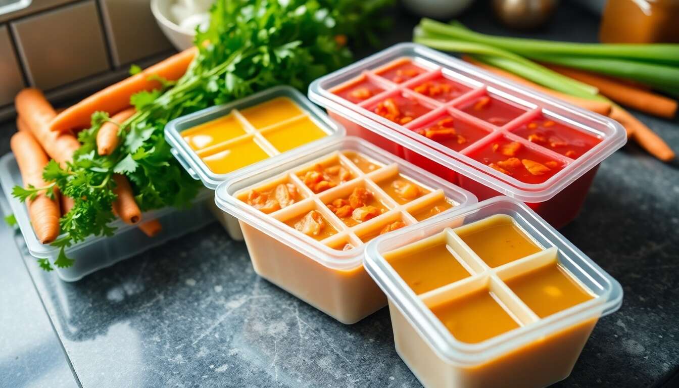 Les meilleurs types de soupes et bouillons à congeler