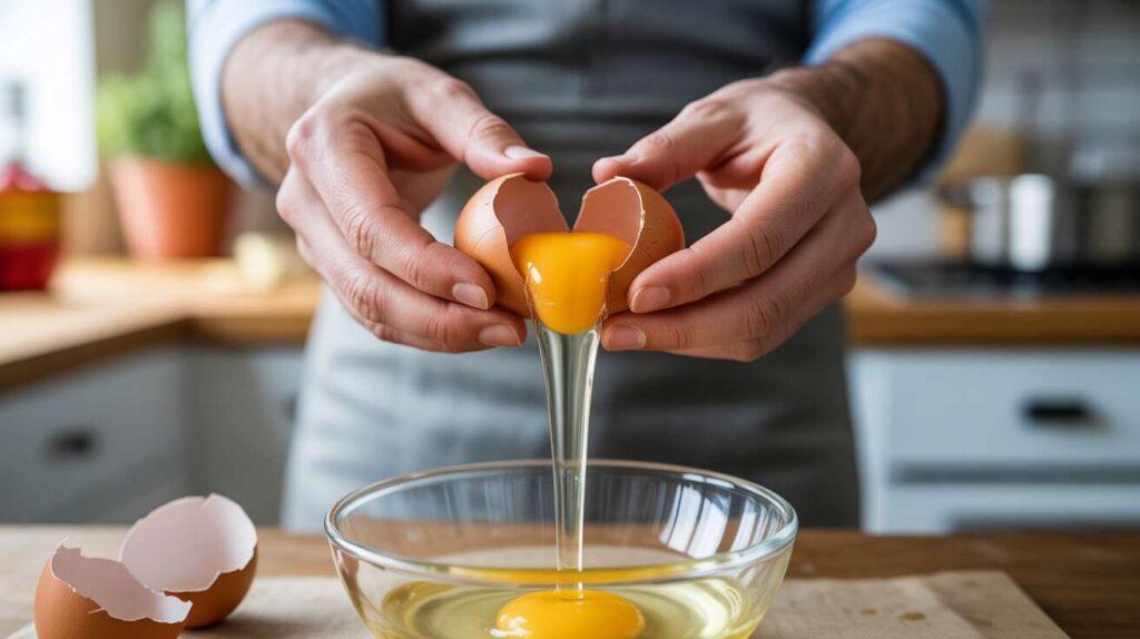 L'astuce pour séparer le blanc du jaune d'œuf facilement sans aucun accessoire spécialisé