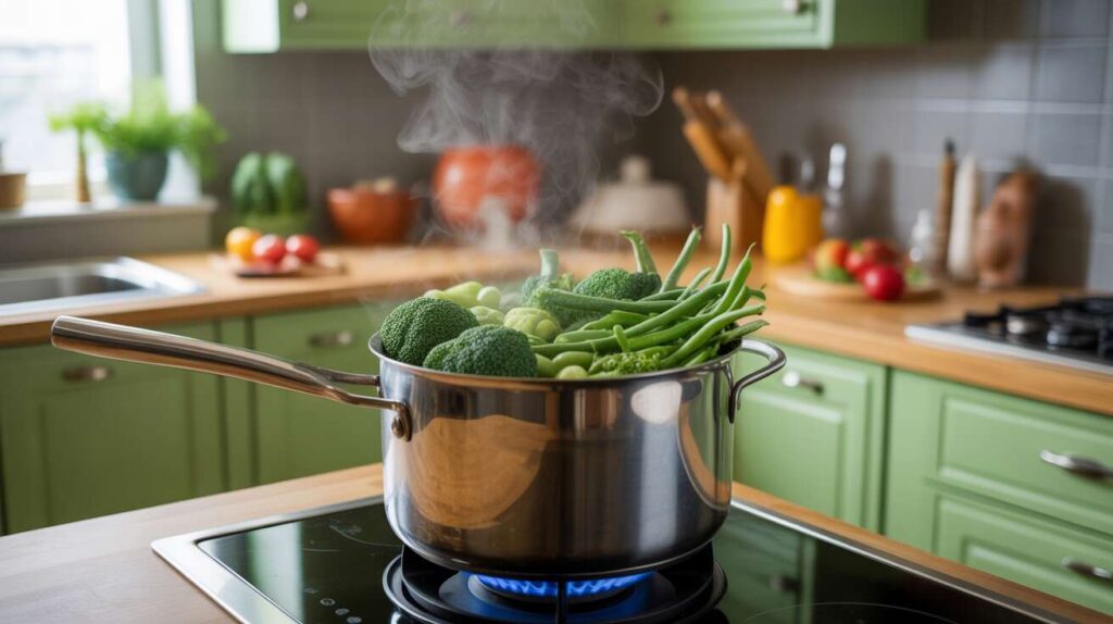 L'astuce pour que vos légumes verts (haricots, brocolis) gardent une belle couleur vive après cuisson