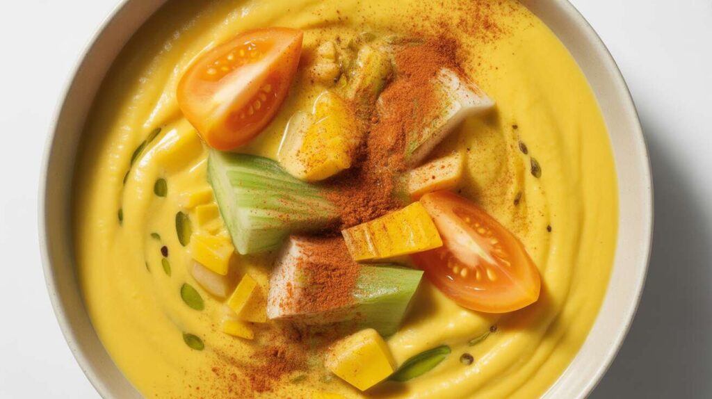Soupe froide de tomate jaune et maïs : une recette rafraîchissante