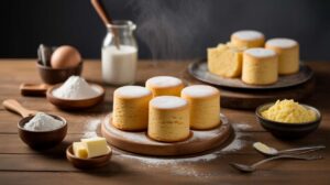 Petits gâteaux éponge vapeur : recette et sauce citron légère