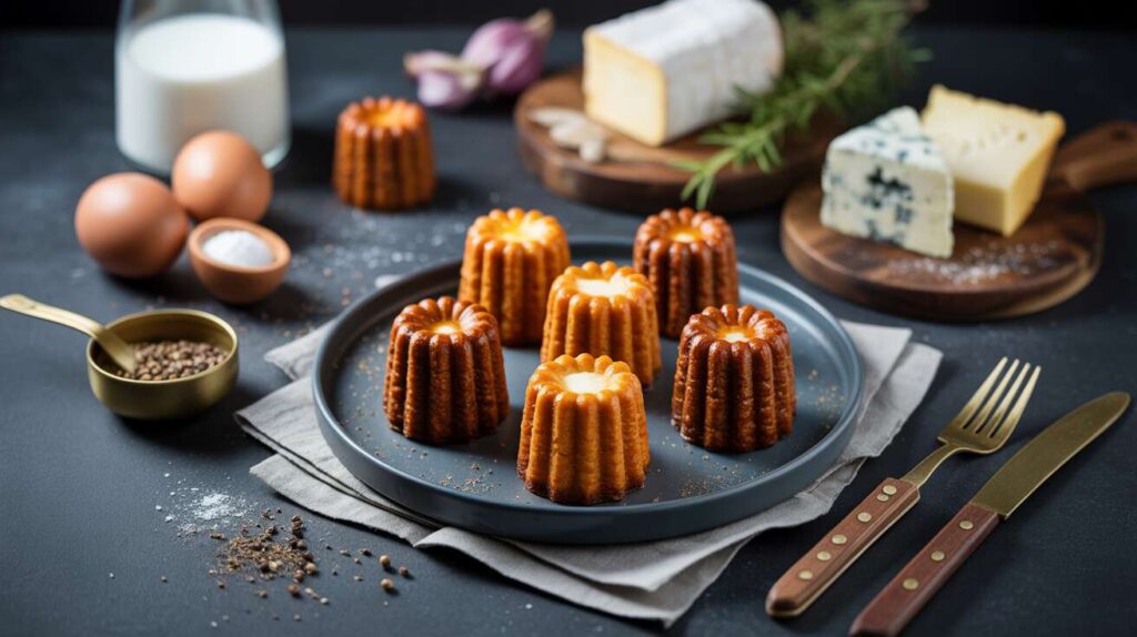 Cannelés apéritifs au fromage bleu : recette gourmande