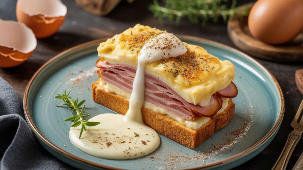 Croque-cake jambon fromage : recette gourmande