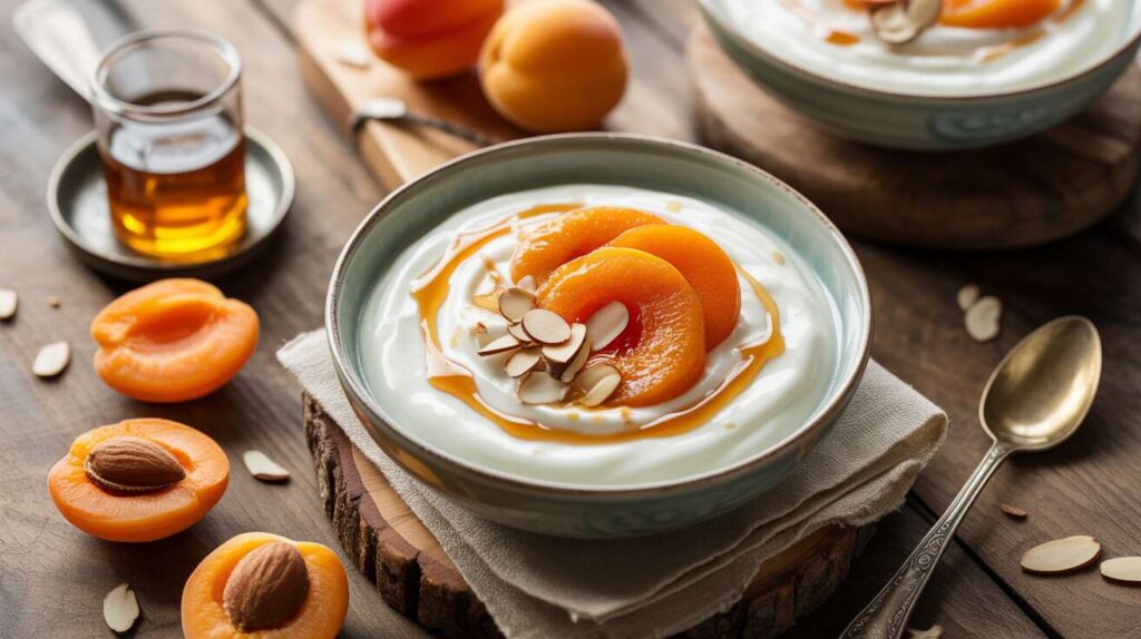 Recette de yaourt gourmand léger aux abricots