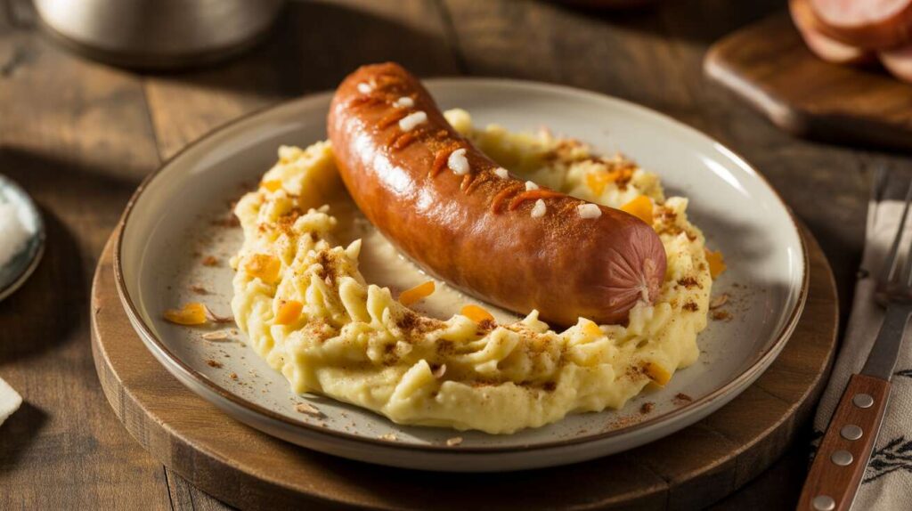 Saucisse Purée Maison : recette Confort Élémentaire
