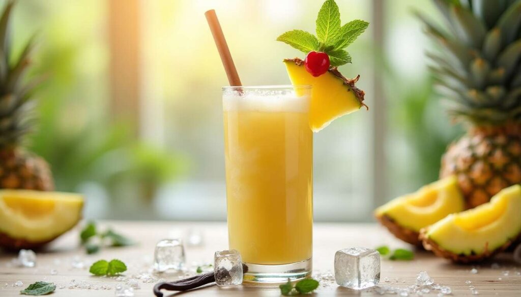 Virgin Colada Légère : recette Tropicale Sans Alcool