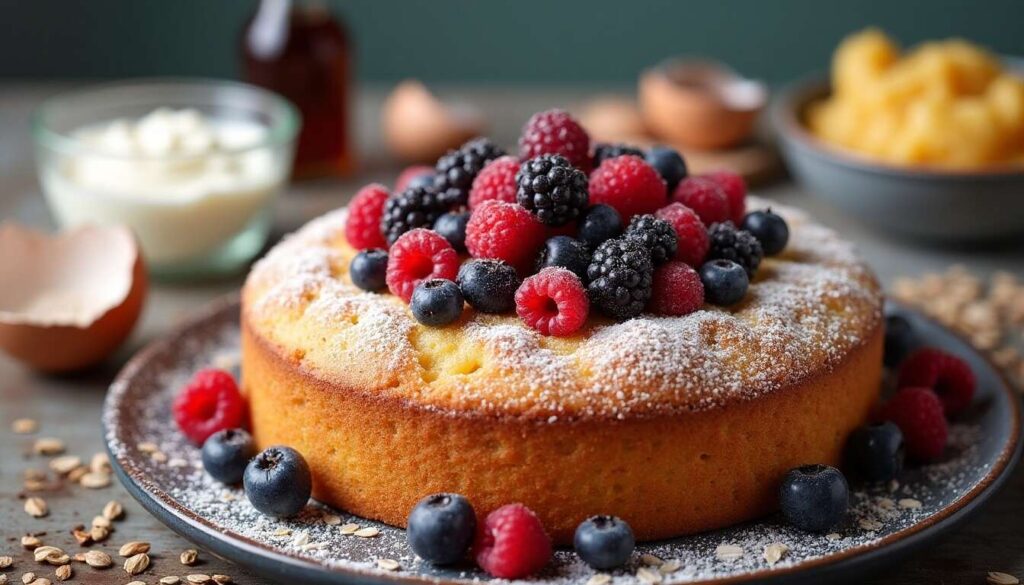 Cake léger aux fruits des bois : recette gourmande et équilibrée