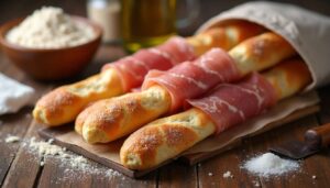 Gressins légers maison au jambon de Parme : recette snack d’été