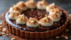 Tarte au chocolat légère sans cuisson : recette facile et rapide