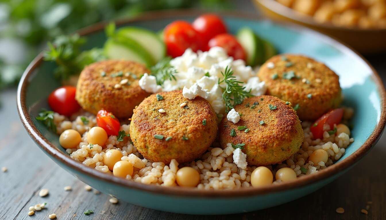 Recette : buddha Bowl aux Falafels et Fromage