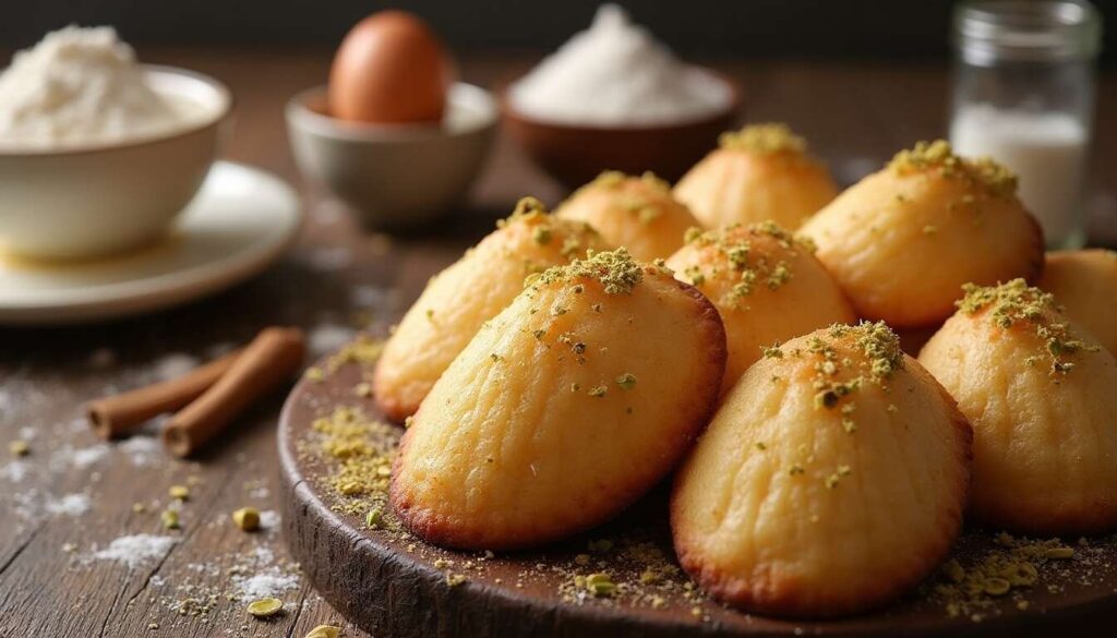 Madeleines légères aux pistaches : recette gourmande et facile