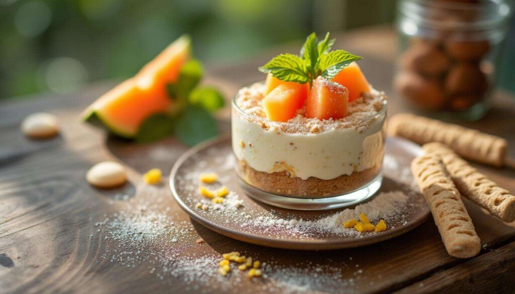 Tiramisu Léger au Melon et Petits Suisses : recette Gourmande