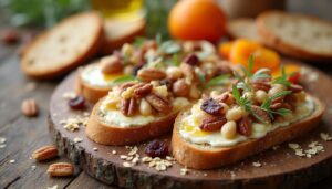 Recette : brunch d’été au fromage et aux noix