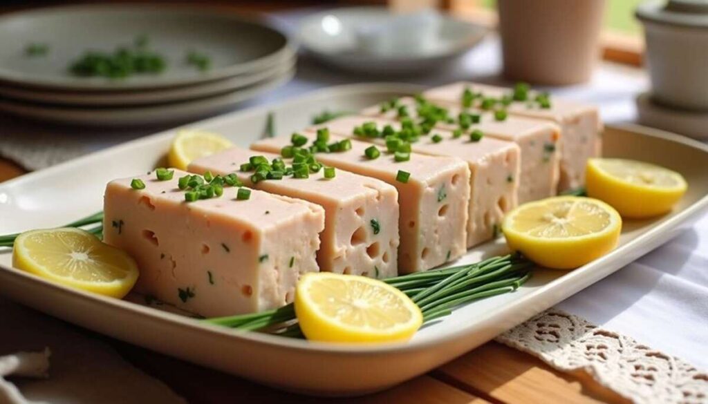 Pain de poisson blanc : recette facile avec sauce citron légère