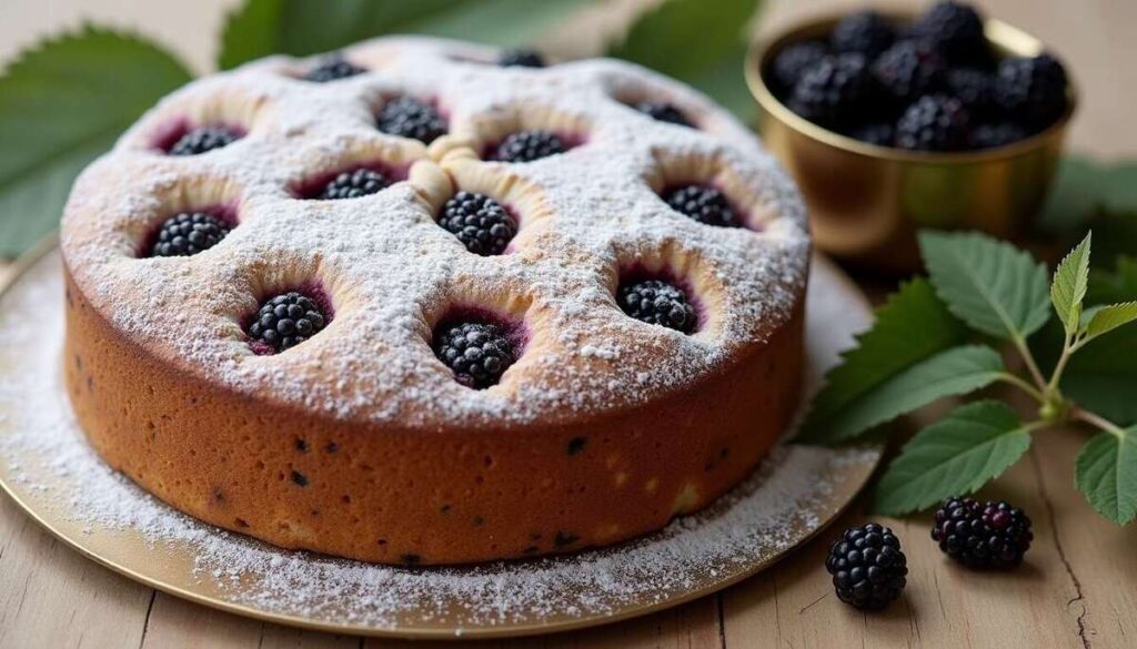 Gâteau estival léger aux mûres : recette facile et fruitée